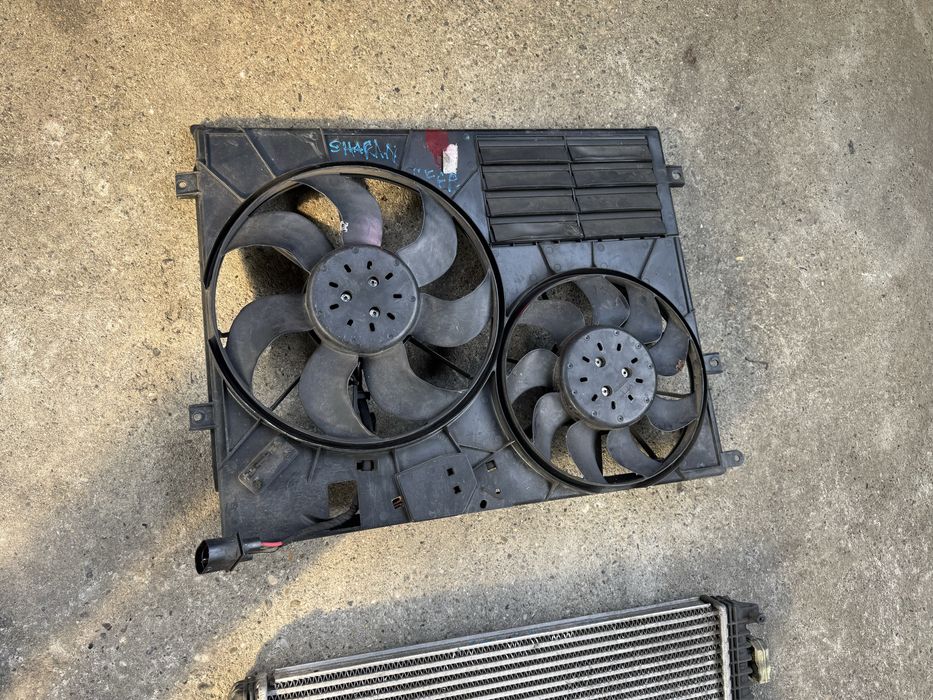 Electroventilatoare radiator apa radiator intercooler vw sharan 2014
