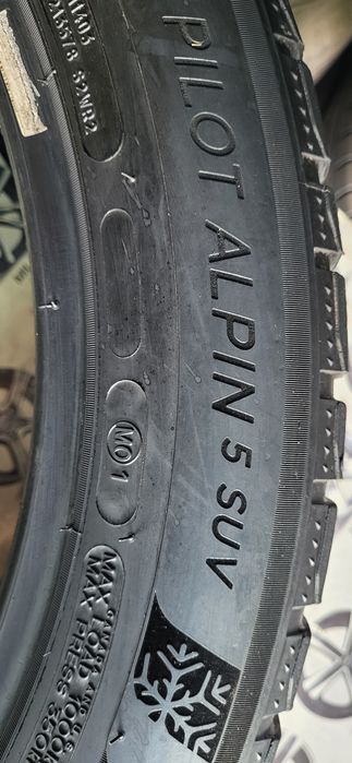2 anvelope 265 45 20 michelin pilot alpin 5 suv mo 2022 6mm