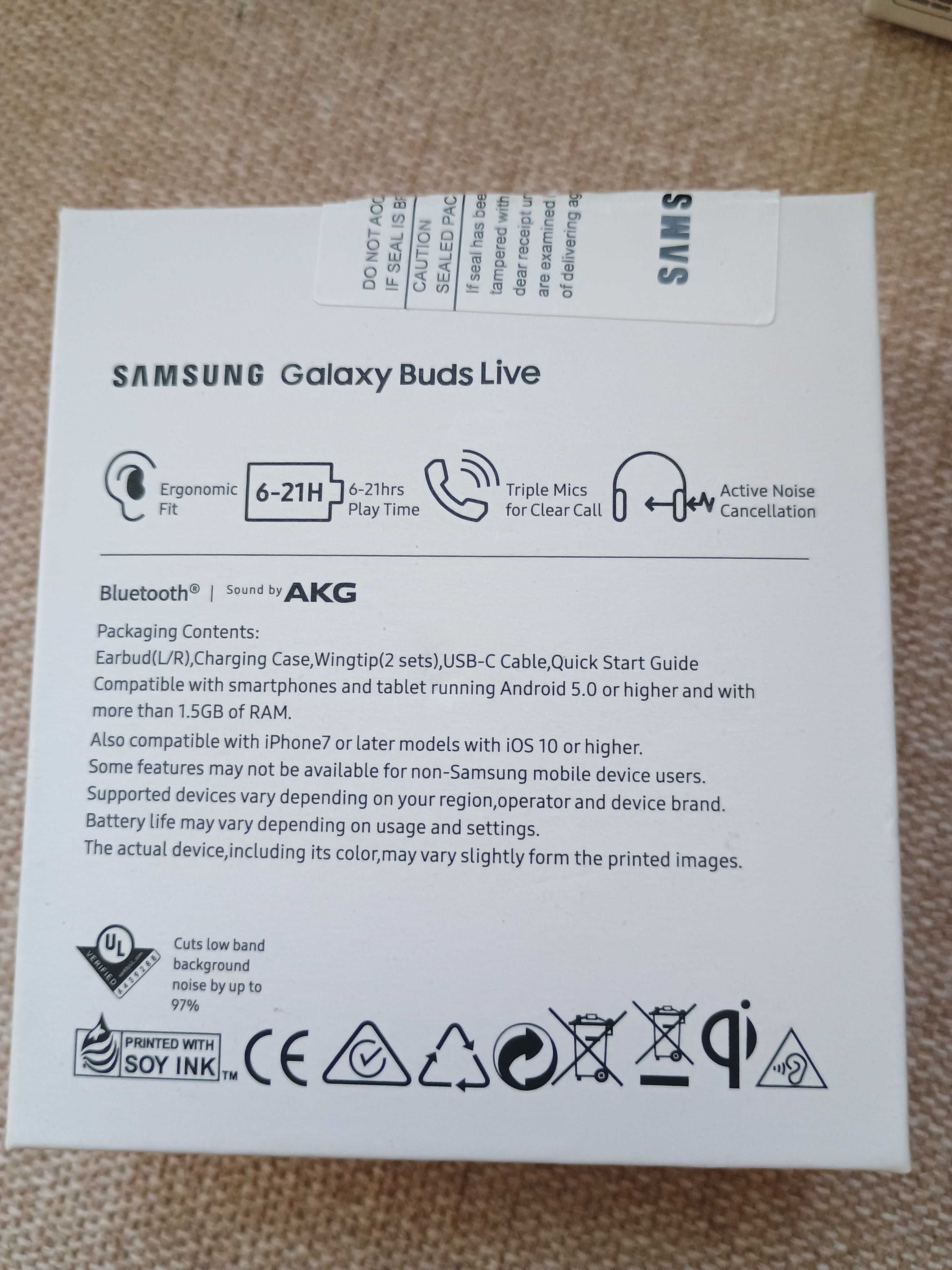 Слушалки Samsung Galaxy buds live