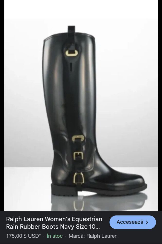 Cizme cauciuc Ralph lauren