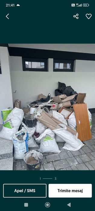 Transport debarasare mobilă veche și moloz