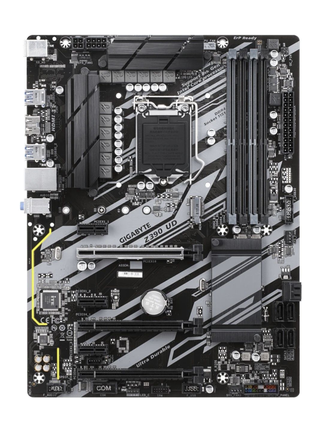 Gigabyte Z390 UD и i7 9700F