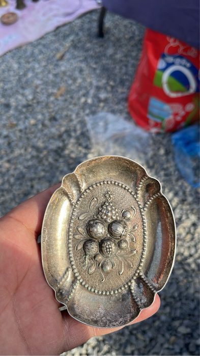 Scrumieră din argint 800