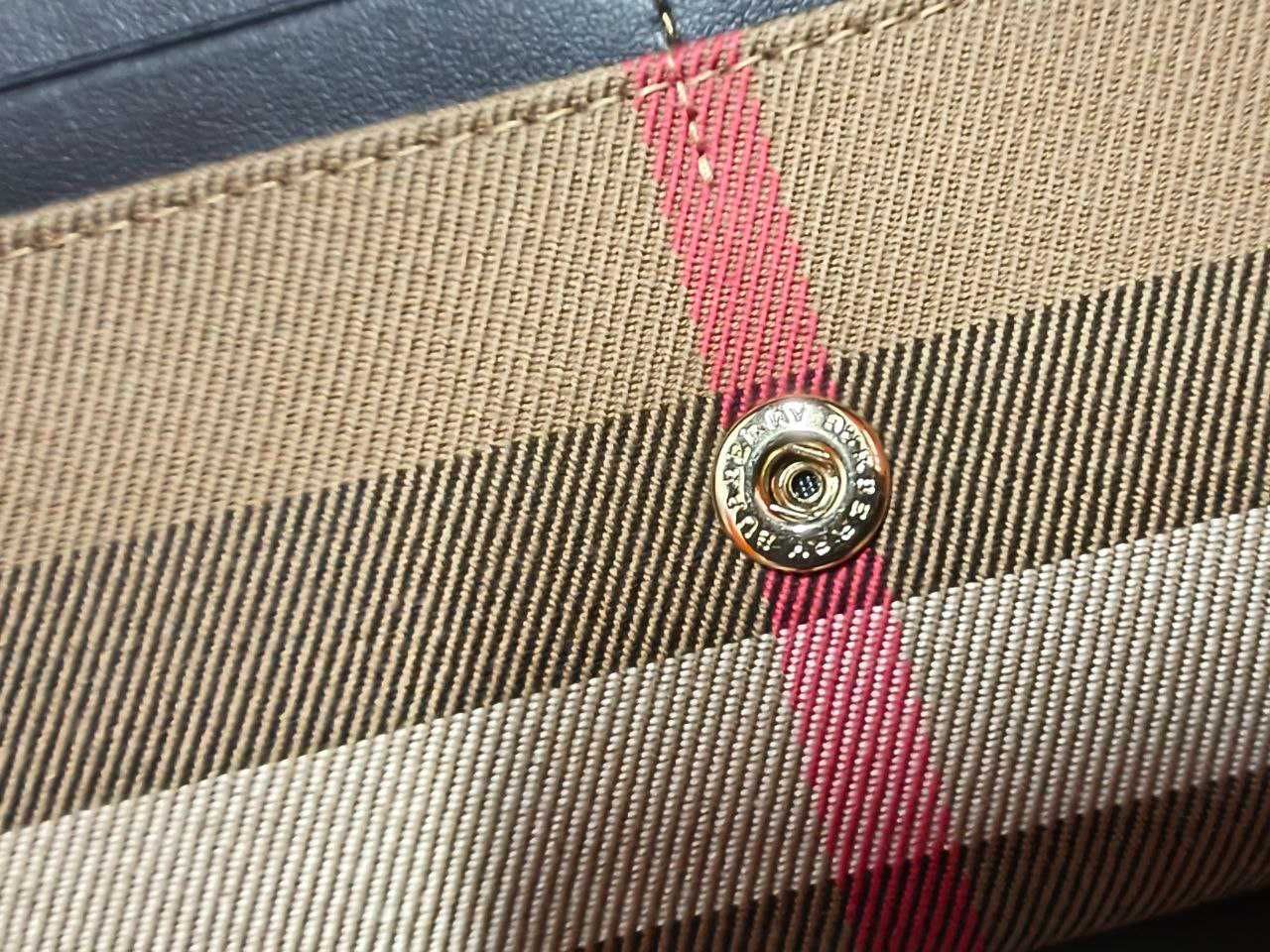 Portofel Burberry Porter Continental | Piele & House Check | Nou