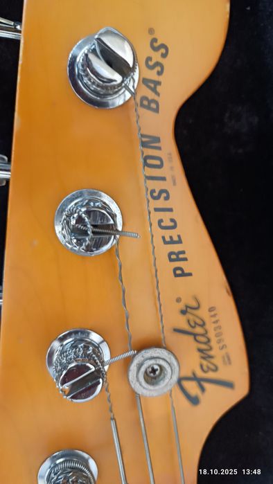 Бас китара,Fender-precision,USAextra JB adap.aktiv el.EMG elekt.12vt,