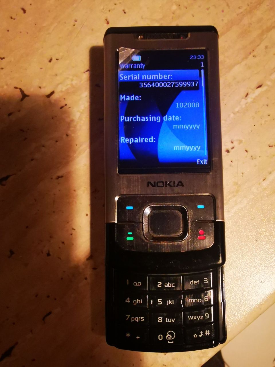 Nokia 6500 slide