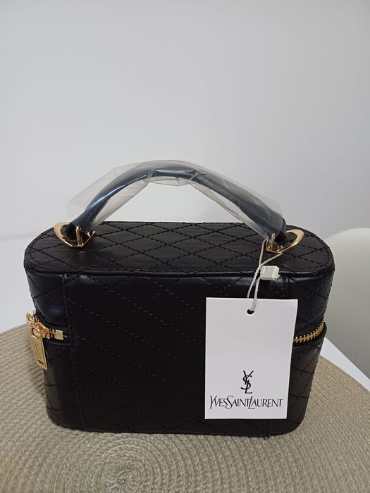 Geanta Piele Neagra Yves Saint Laurent