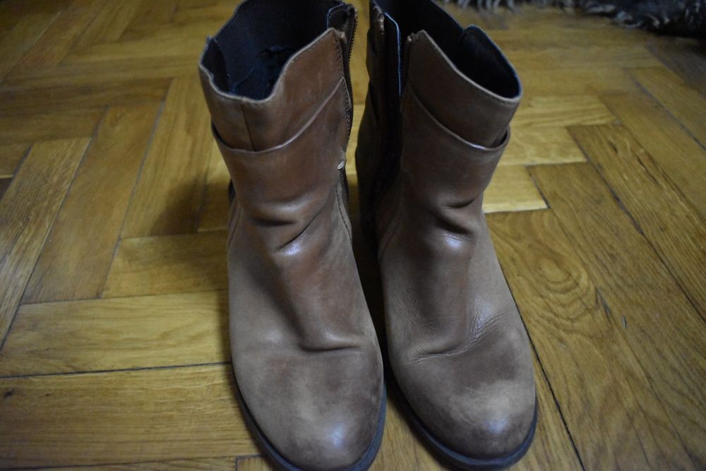 Botine dama din piele