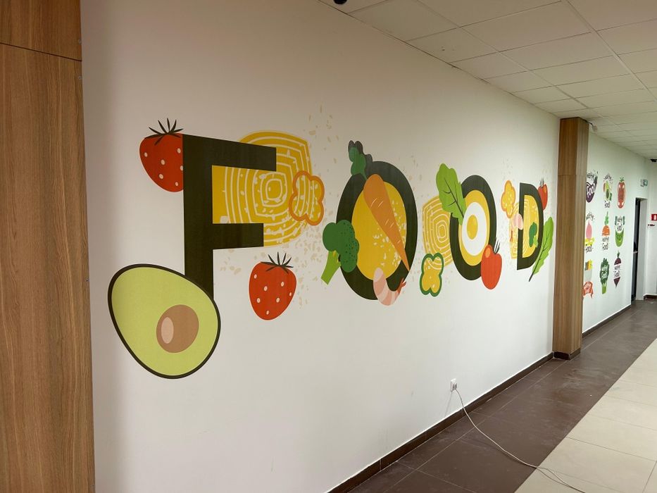 Настенным принт картины, роспись стен