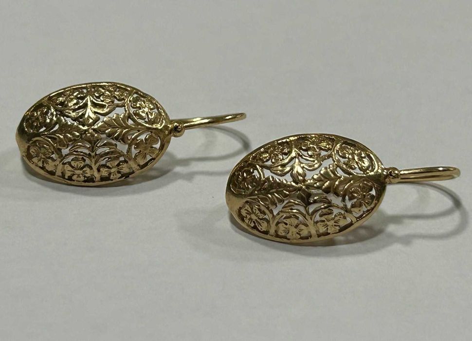 Златни обеци 14 К 585 / 3,92 гр.