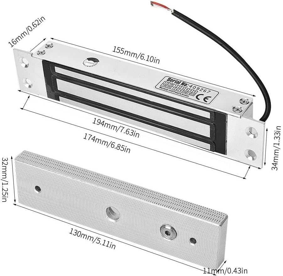 Yala/broasca electromagnetica aplicata 180kgf, 12V, REDUS de la 160RON
