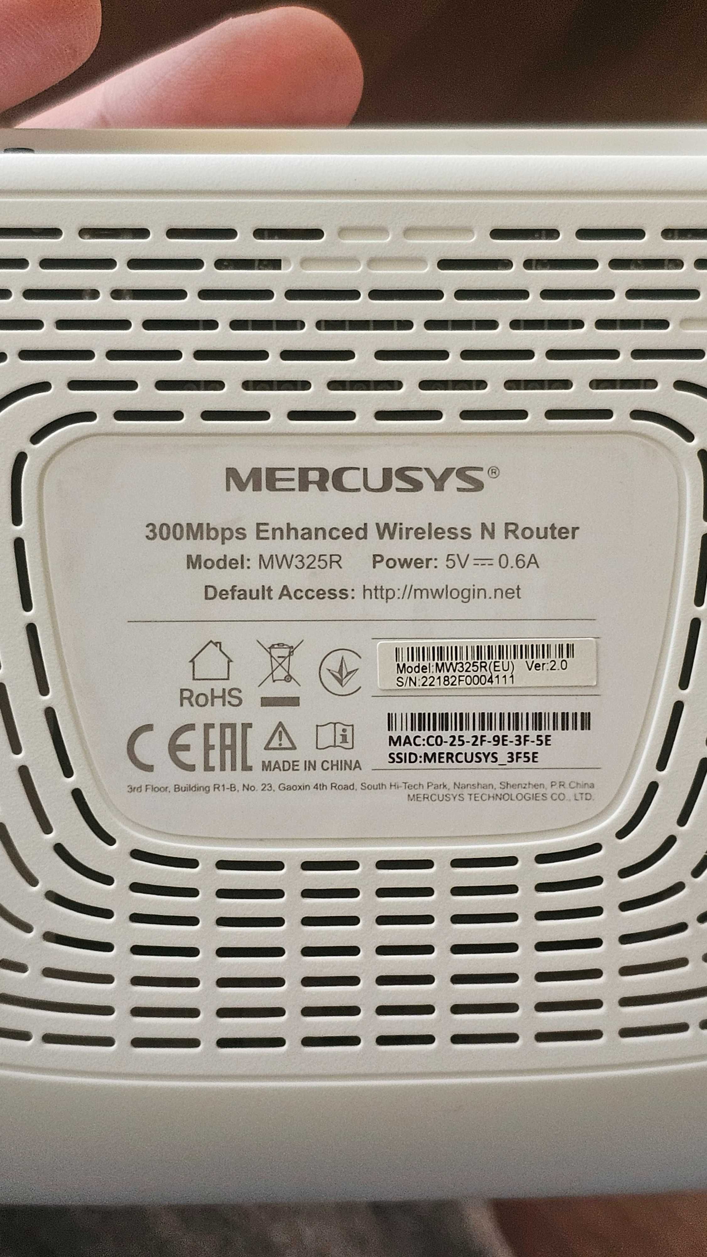 Router wireless Mercusys 300 mb/s, 3 ani garantie, livrare gratuita