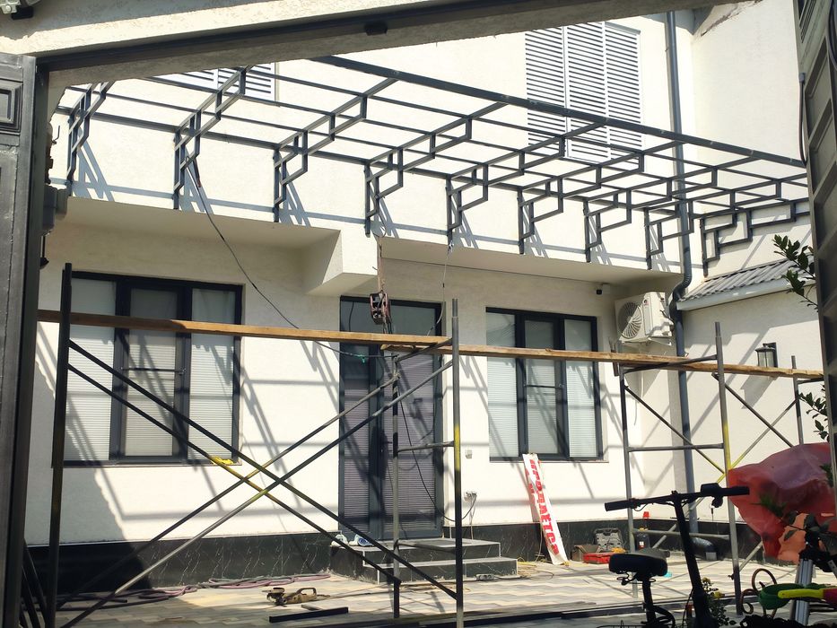 Навесы, Ворота, Заборы, Перила. Гарантия качества. Naves, Darvoza