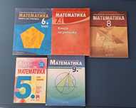 Учебник и помагала по математика 5,6,7,,9 клас