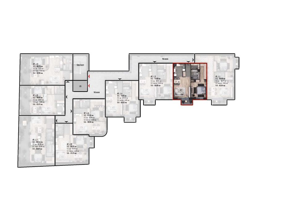 Apartament de vânzare – Nr. 6 | Sophie Residence, Oradea