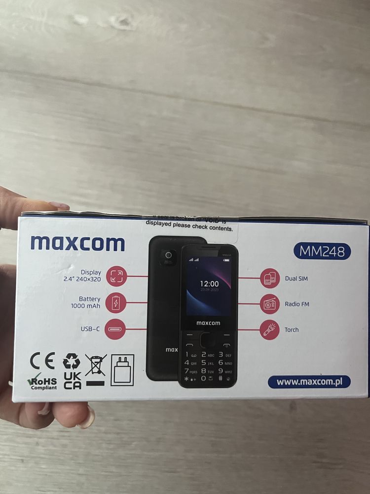 Vând telefon Maxcom dual sim
