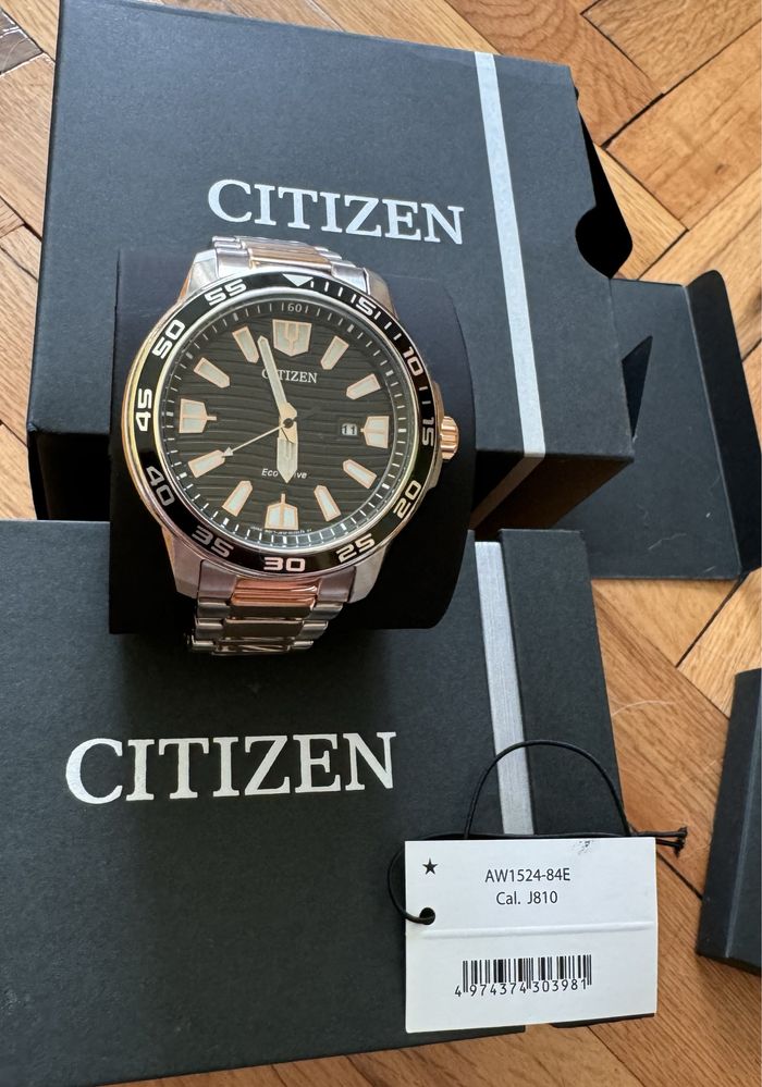 Часовник citizen и g-shock