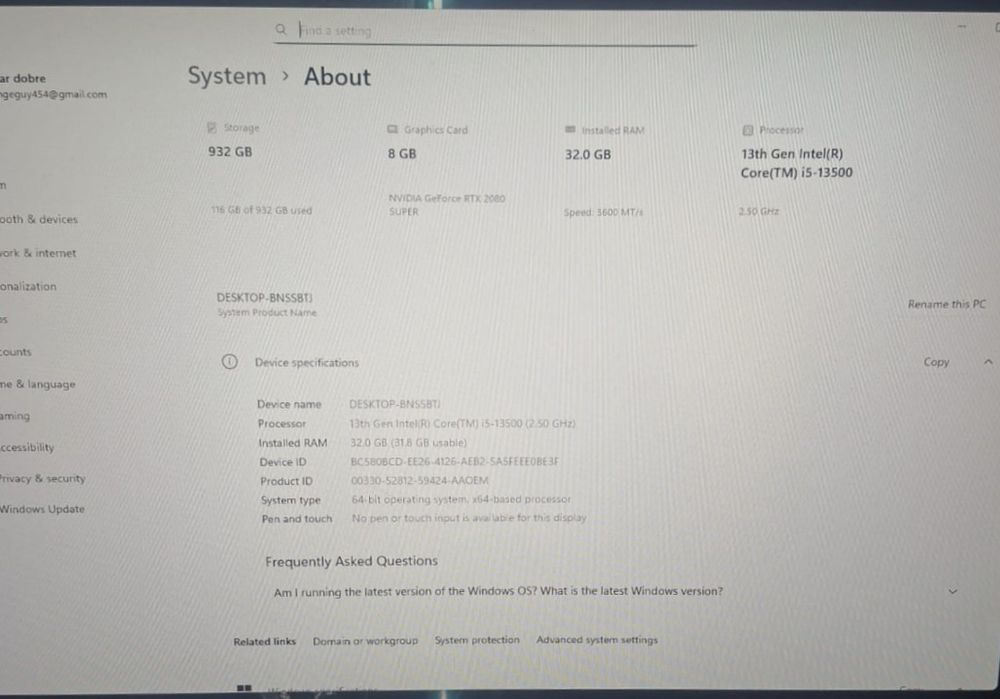 Calculator gaming vine împreună cu monitor alienware 24.5 360hz