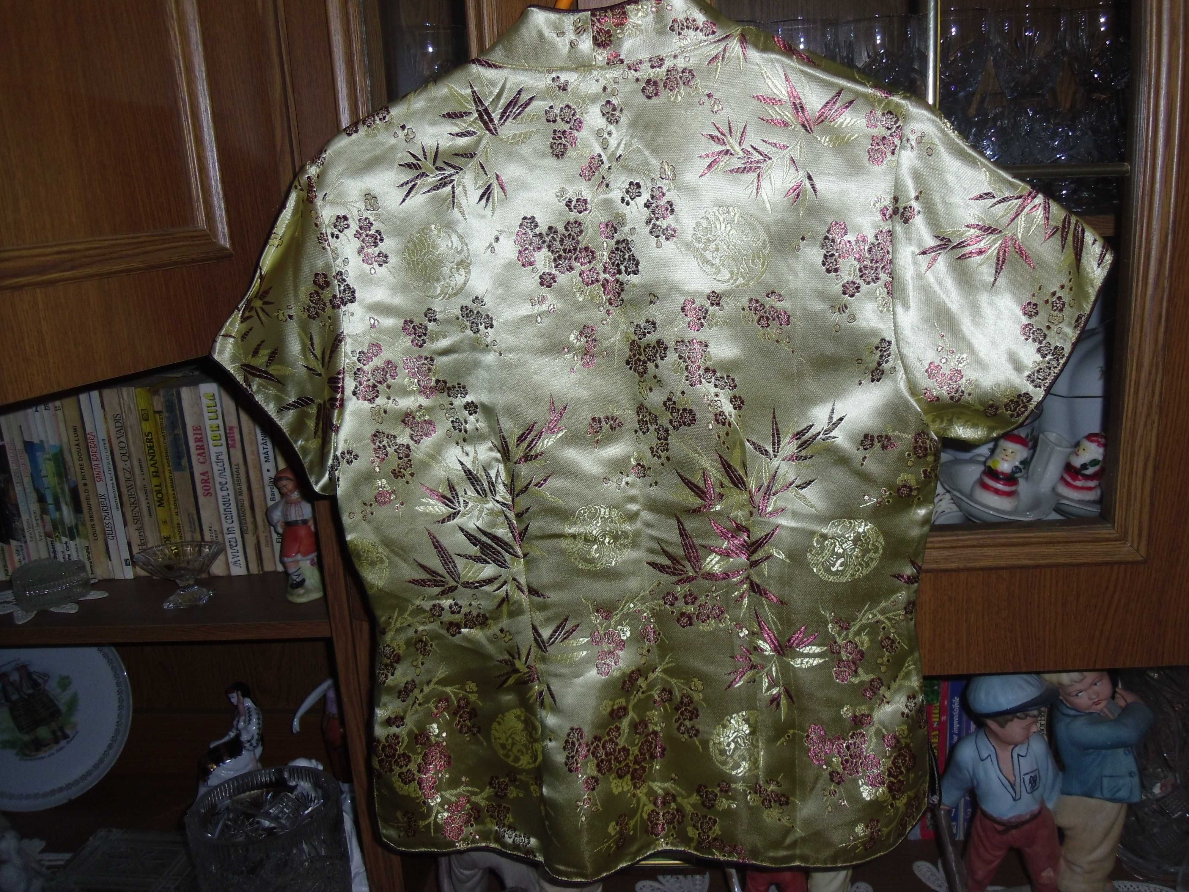 Bluza  gen chimono,chinezeasca cu poseta