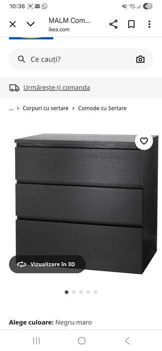 Comoda sertare Ikea