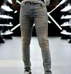 REPRESENT Denim Biker Pale Blue Skinny