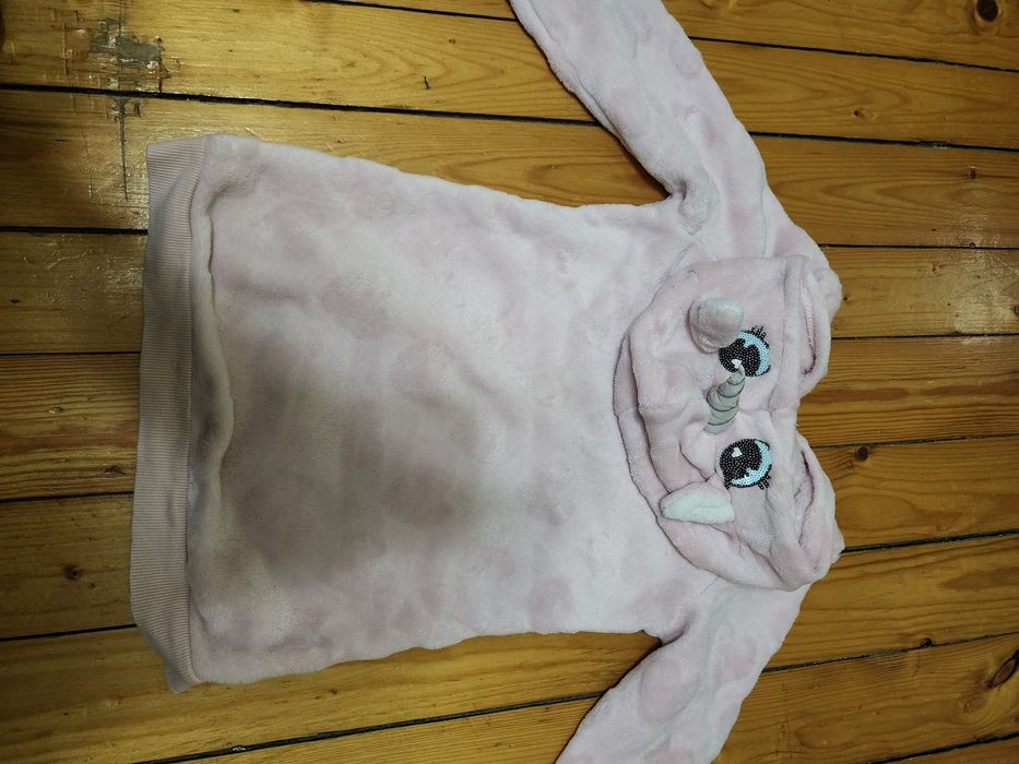 H&M плюшен блузон Еднорог