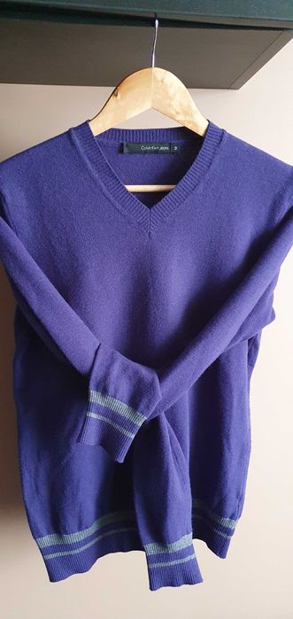 Calvin Klein Jeans, пуловер с вълна размер  М