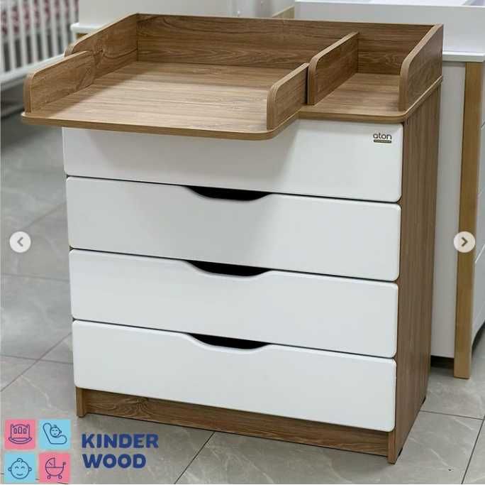 Пеленальный комод ATON «СИРИУС-2 WOOD 804». Новые