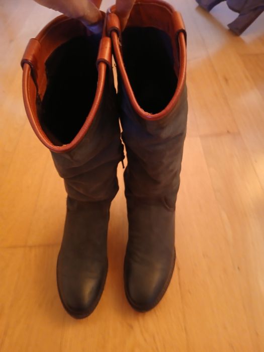 Cizme de damă din piele naturală Oxmox