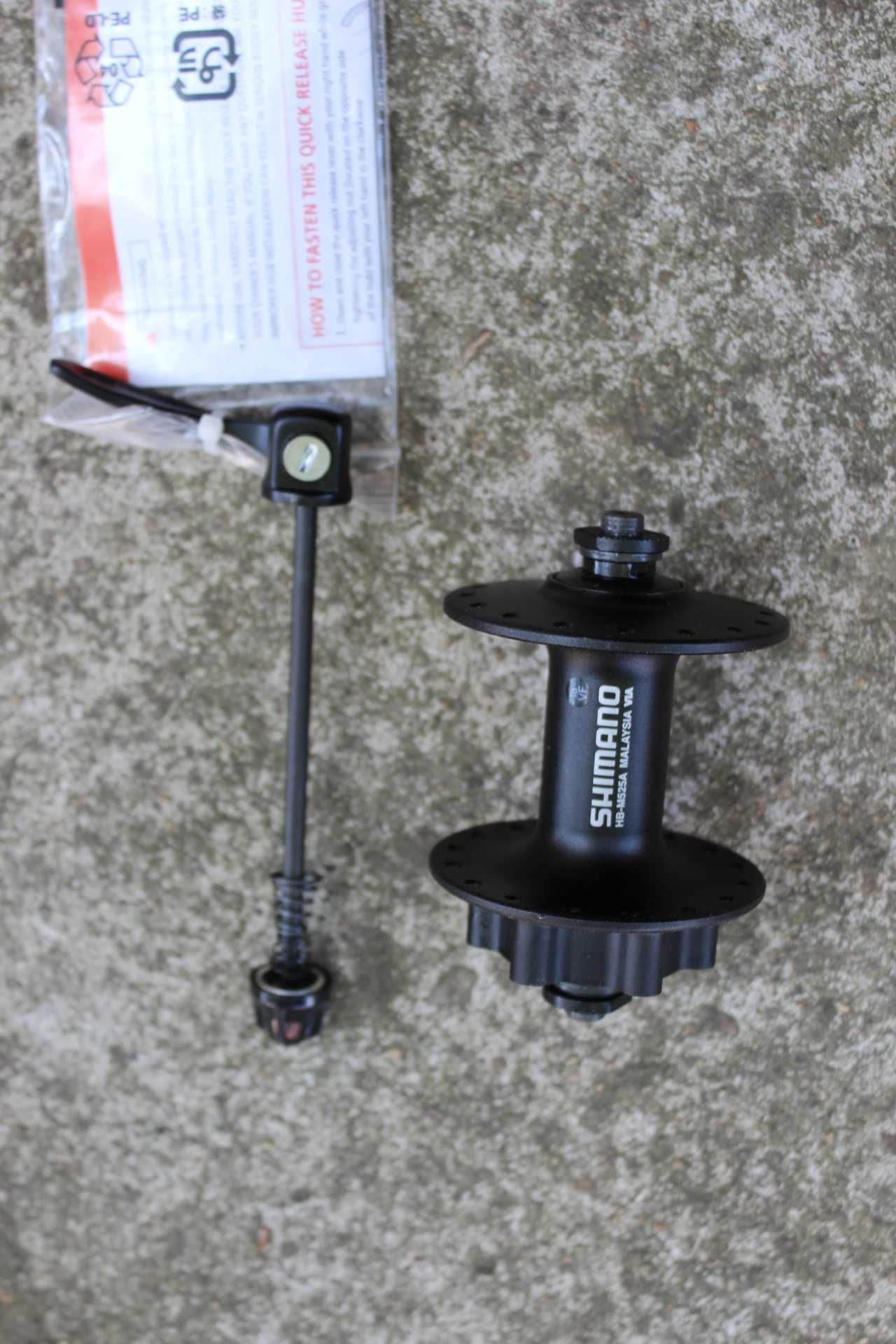 Shimano Deore M525A Disc butuc fata + QR alu