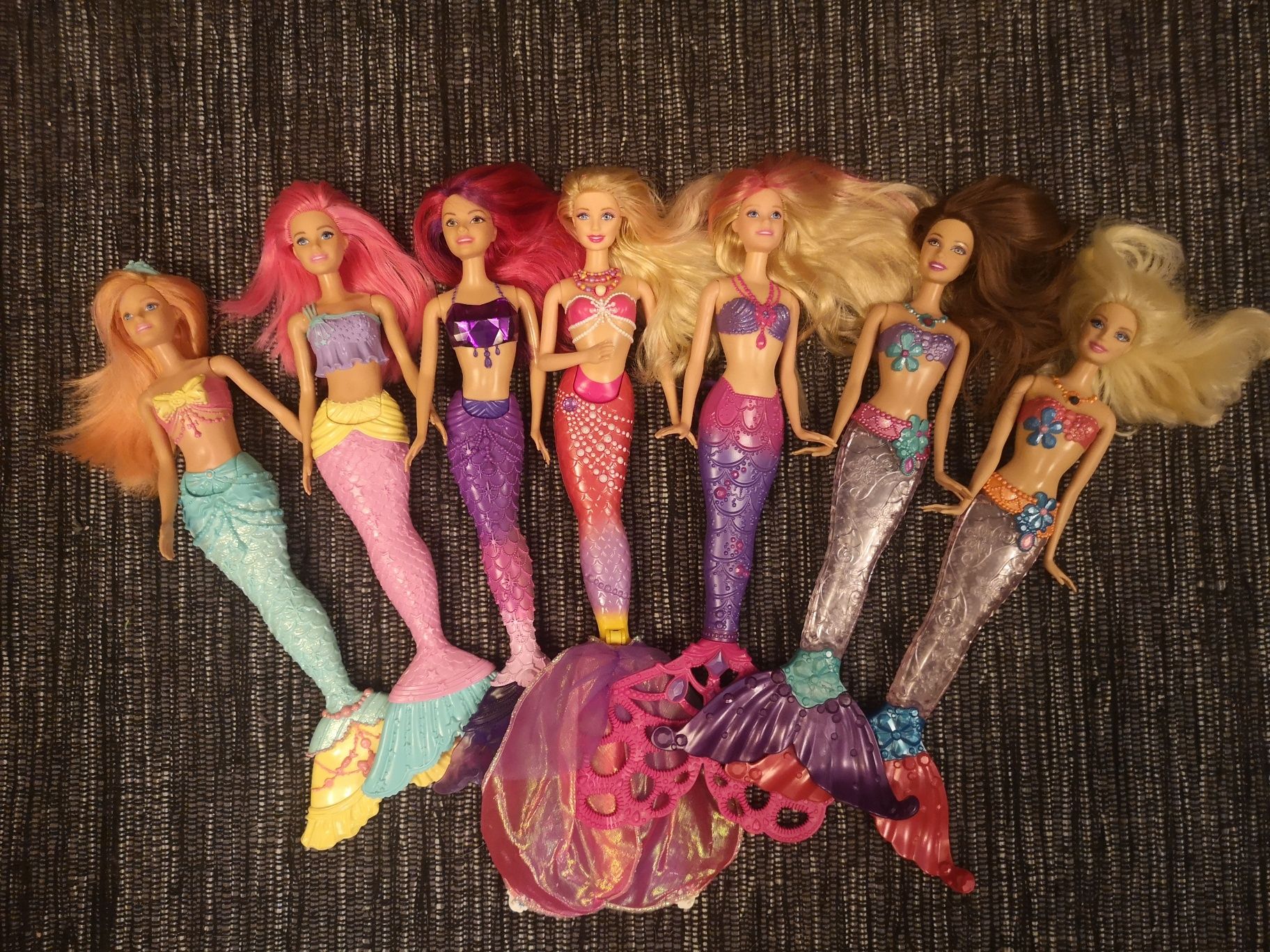 Papusi / papusa sirena Barbie Mattel, originale, functii