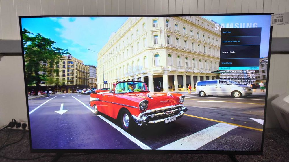 Televizor Samsung LED 43CU7092, 108 cm, Smart, 4K Ultra HD, Clasa G