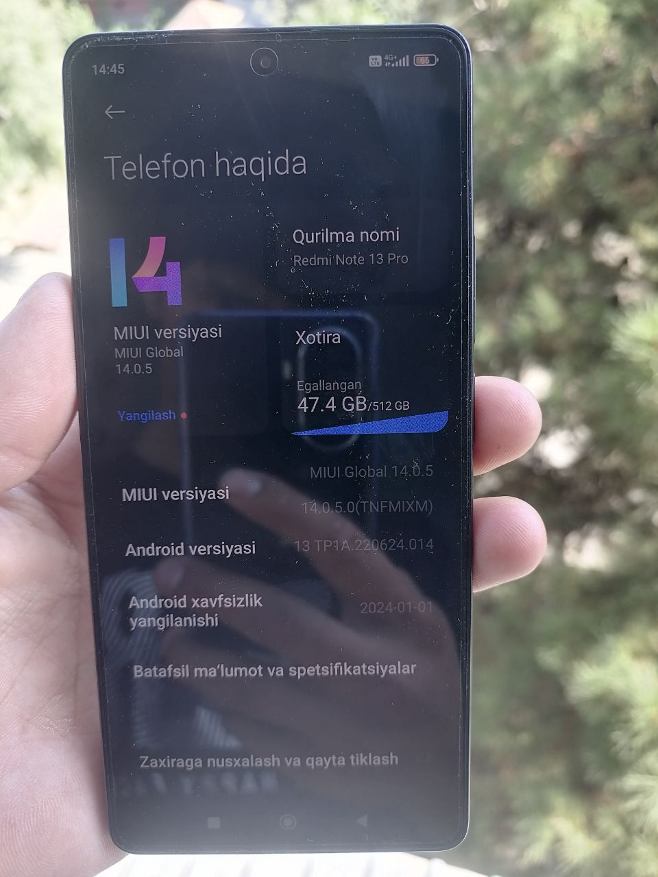 Redimi 13pro 12/512