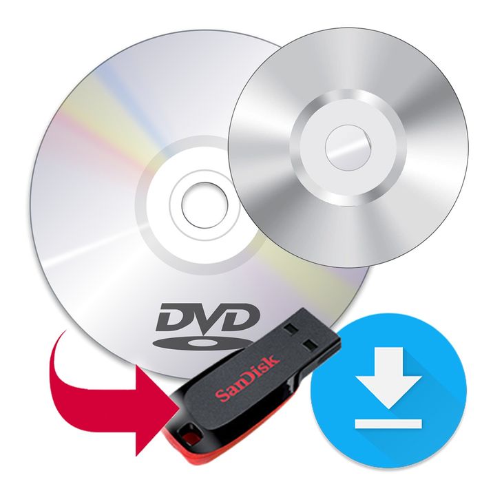 Dvd disklarni fleshkaga o'tkazish