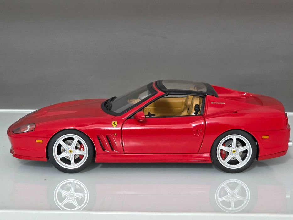 Macheta Auto 1/18 Hotwheels Elite Ferrari 575 Super America