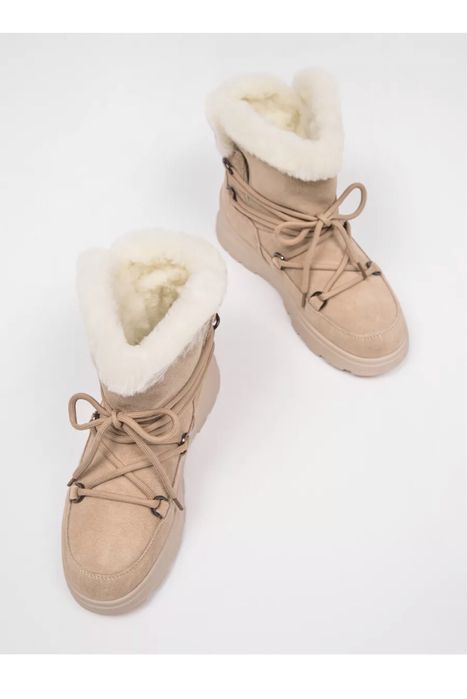 Новые. Стильные зимние, очень теплые ботинки. Натуральная замша и мех