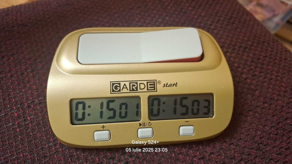 Ceas de sah garde start