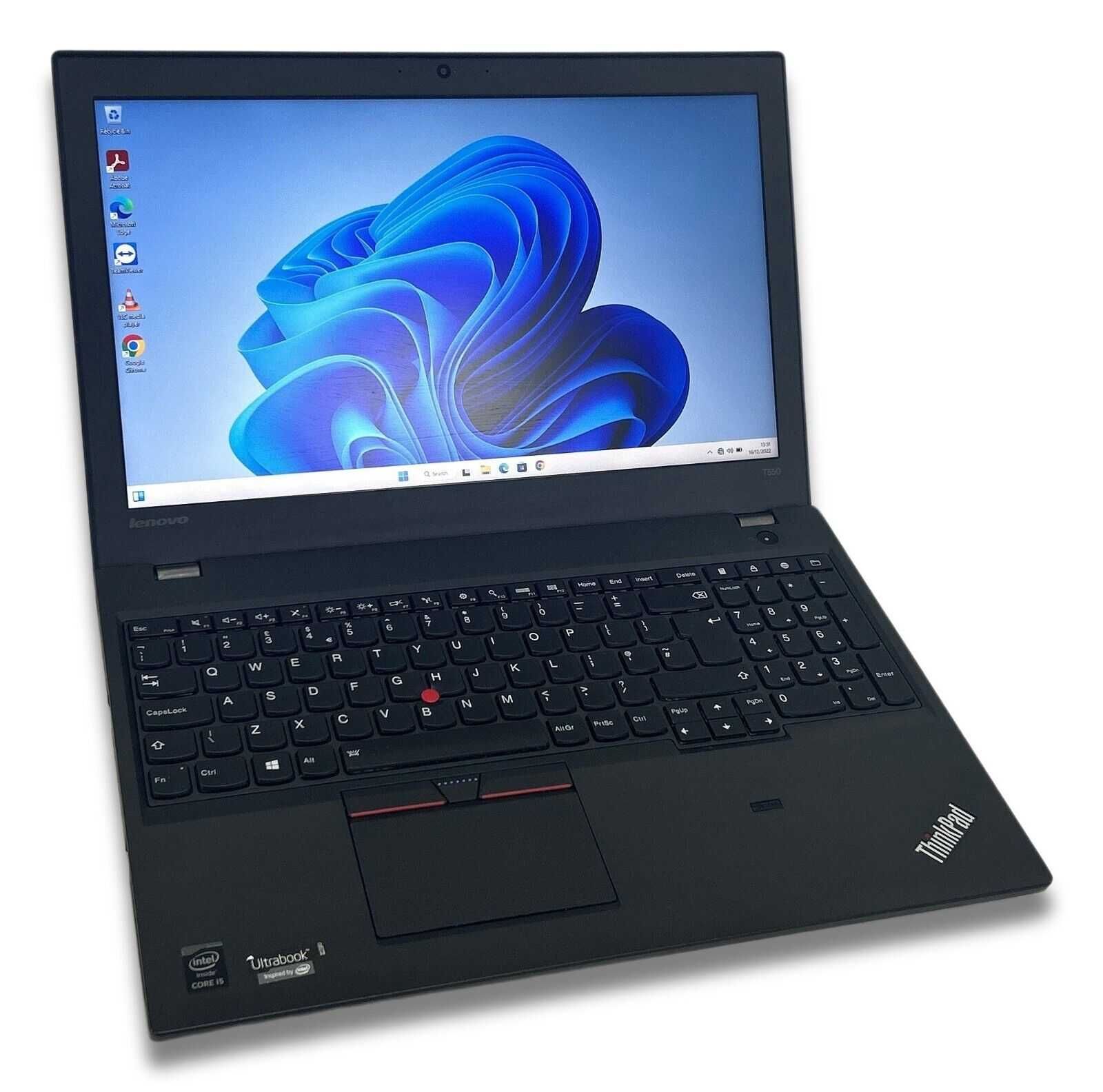 Лаптоп Lenovo T550 I5-5300U 8GB 256GB SSD 15.6 FHD WINDOWS 10 / 11