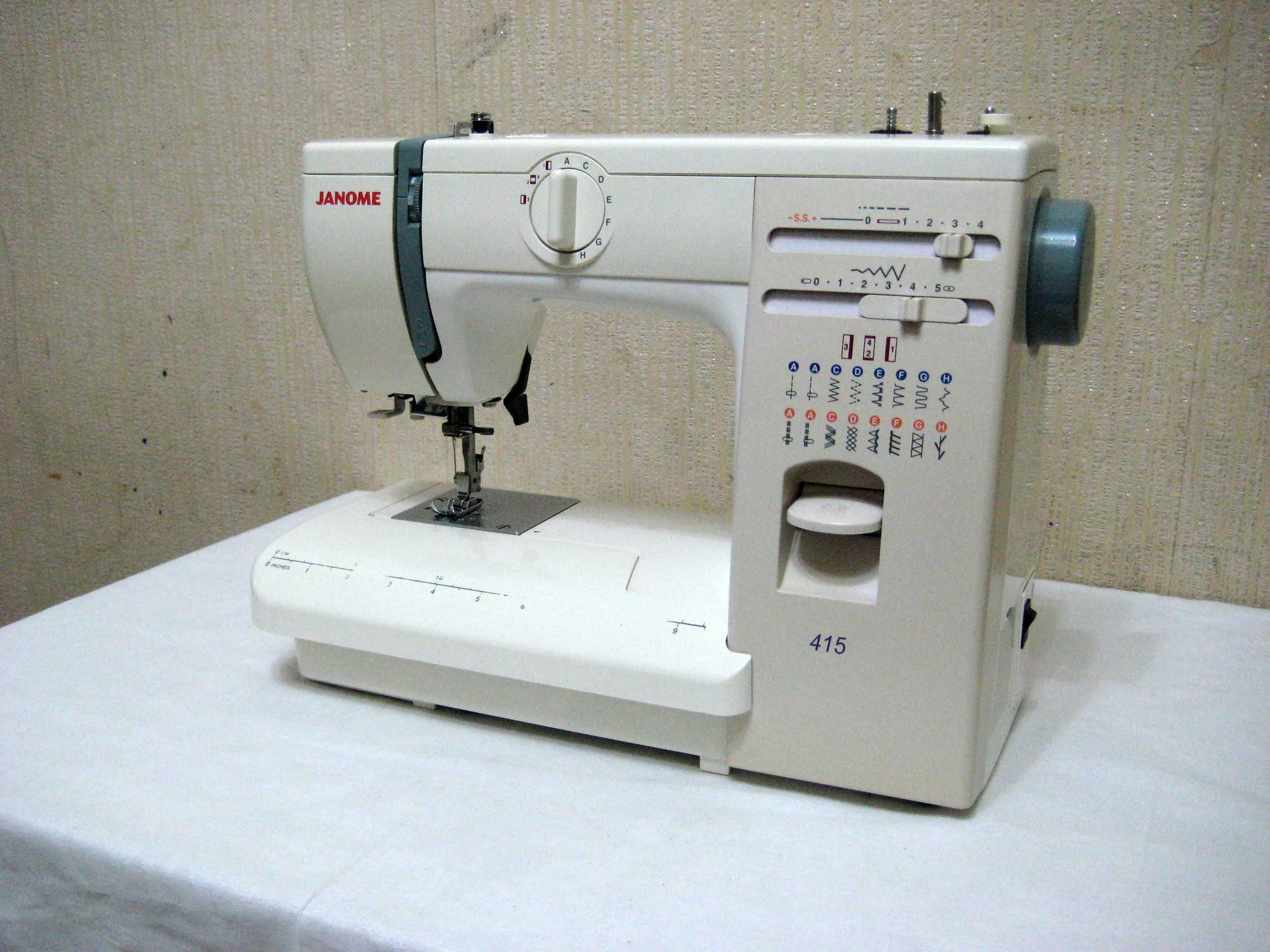Janome415 швейный машинка оригинал Japan(made in Thailand)почти новая!