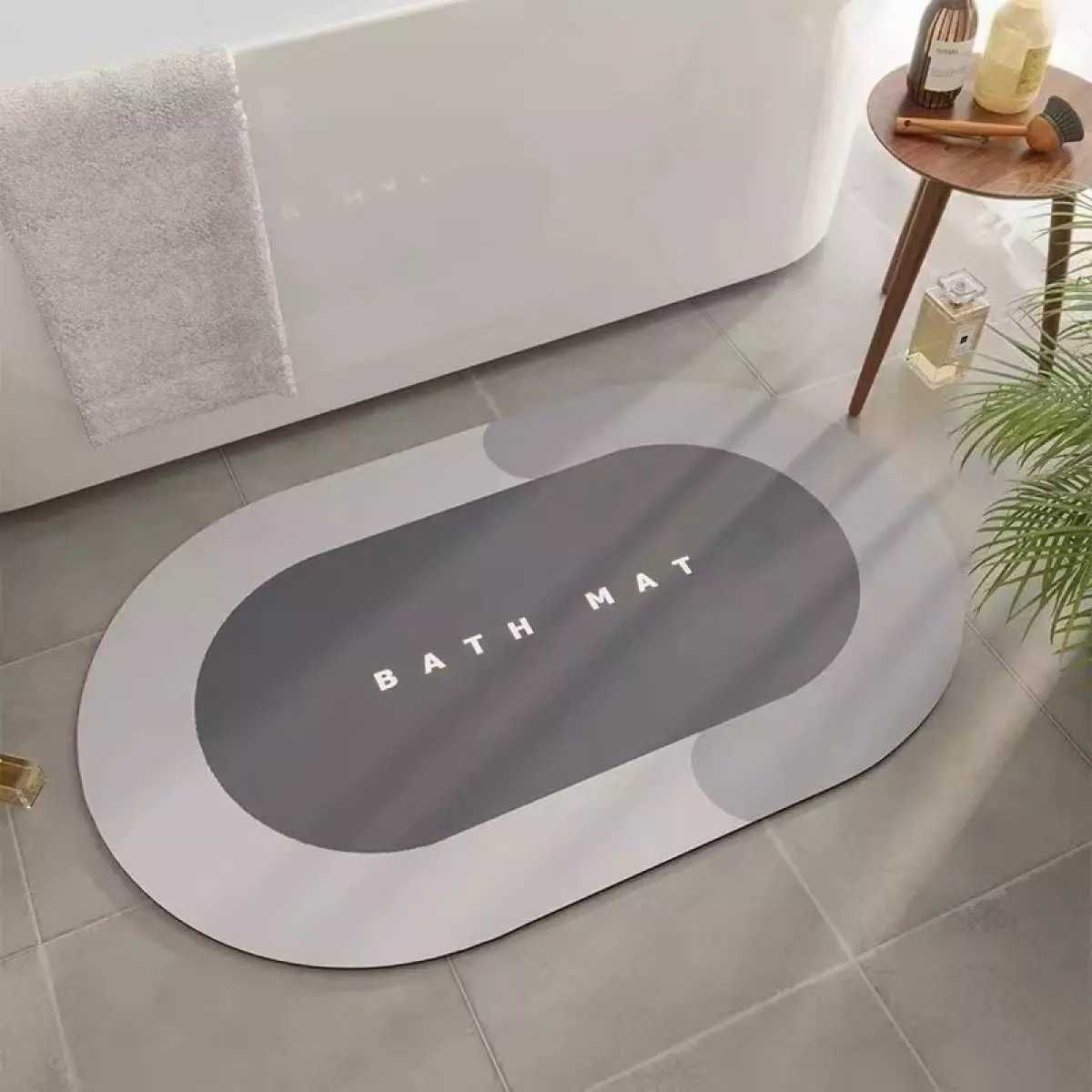 Абсорбираща постелка за баня против хлъзгане, килим, стелка