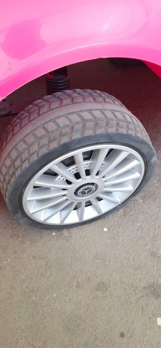 Vand masinuta electrica copii fetite roz Mercedes