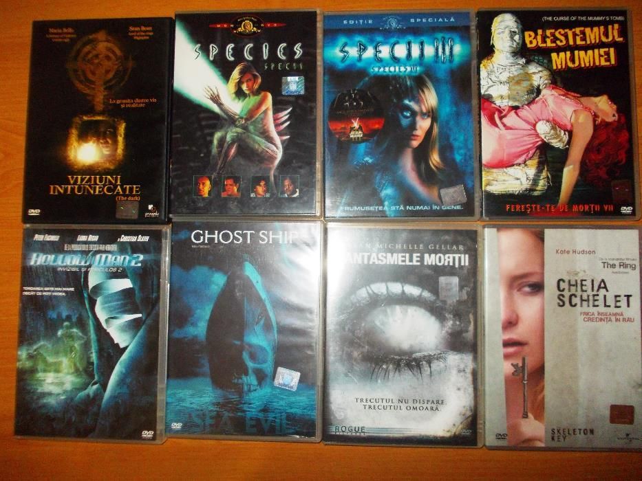 Filme Skeleton key, Terminator 1- 2 /Psycho  / Memento