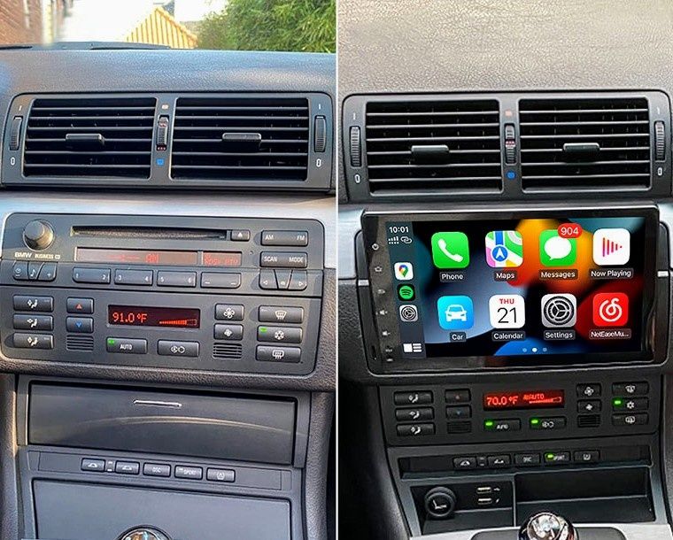9" Навигация Двоен дин Мултимедия за BMW Е46 BMW E46 3 M3 Android
