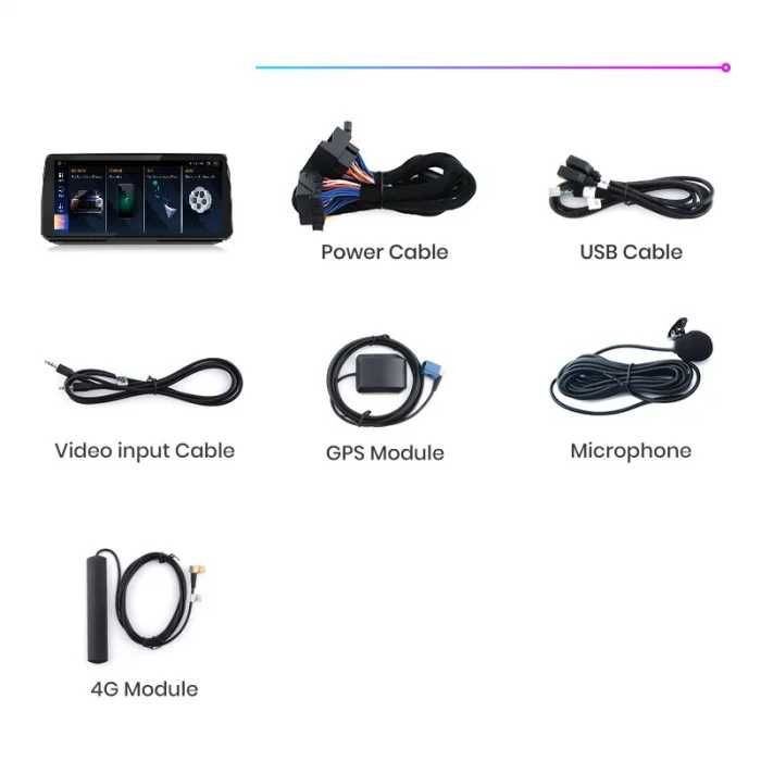 Navigatie Android BMW  Seria 5 E60 , E61 ,Carplay Android Auto+ Camera