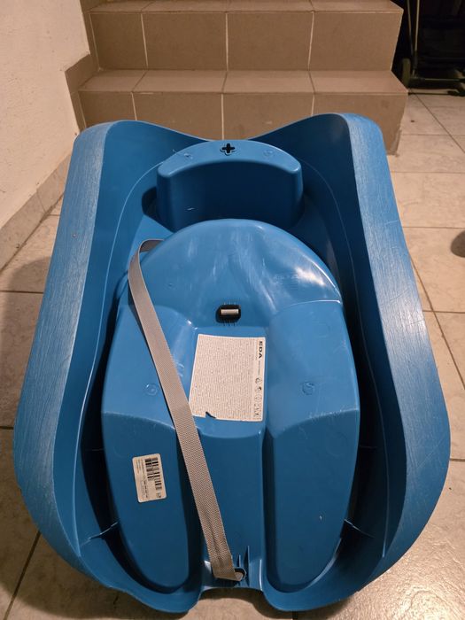 Sanie bob din plastic pentru copii cu sac de protecție