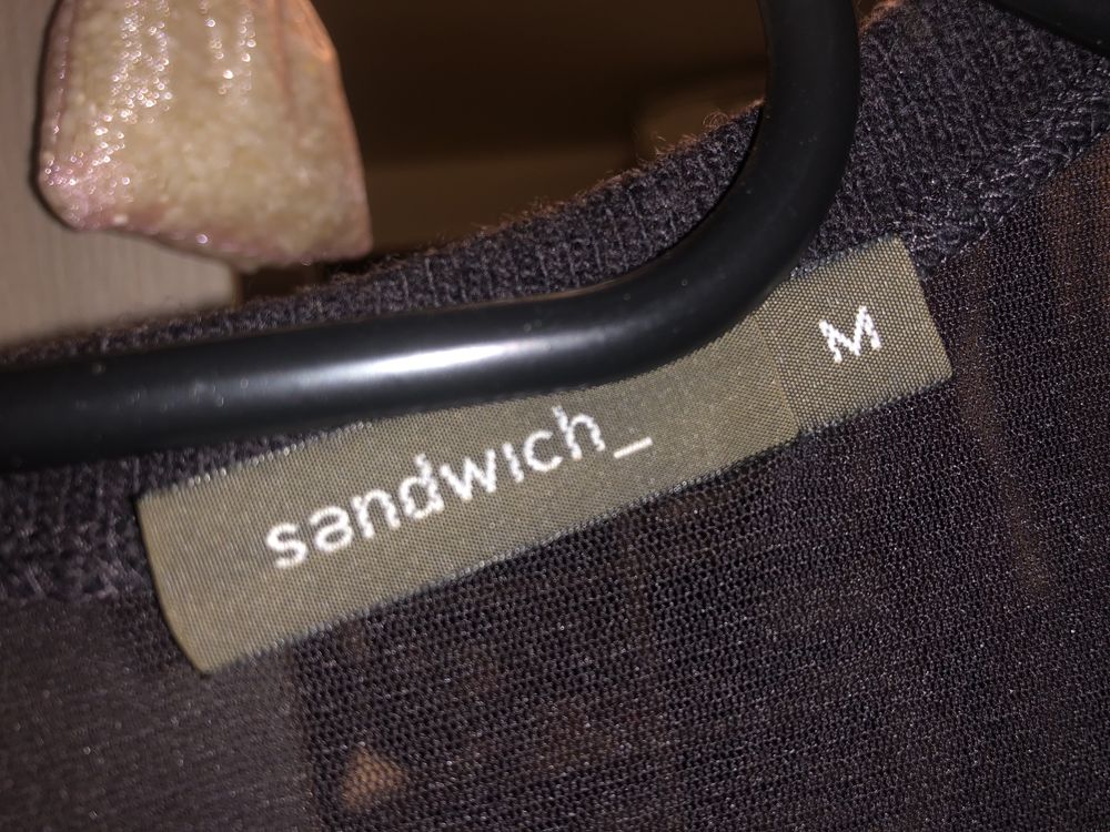 Rochie Sandwich, material lana si vascoza, mar. M, noua fara eticheta