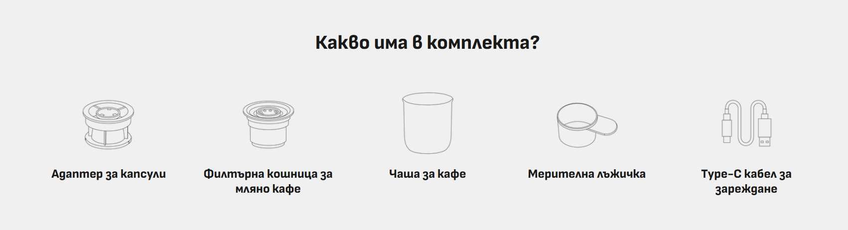 Чисто нова портативна кафемашина за еспресо Outin Nano