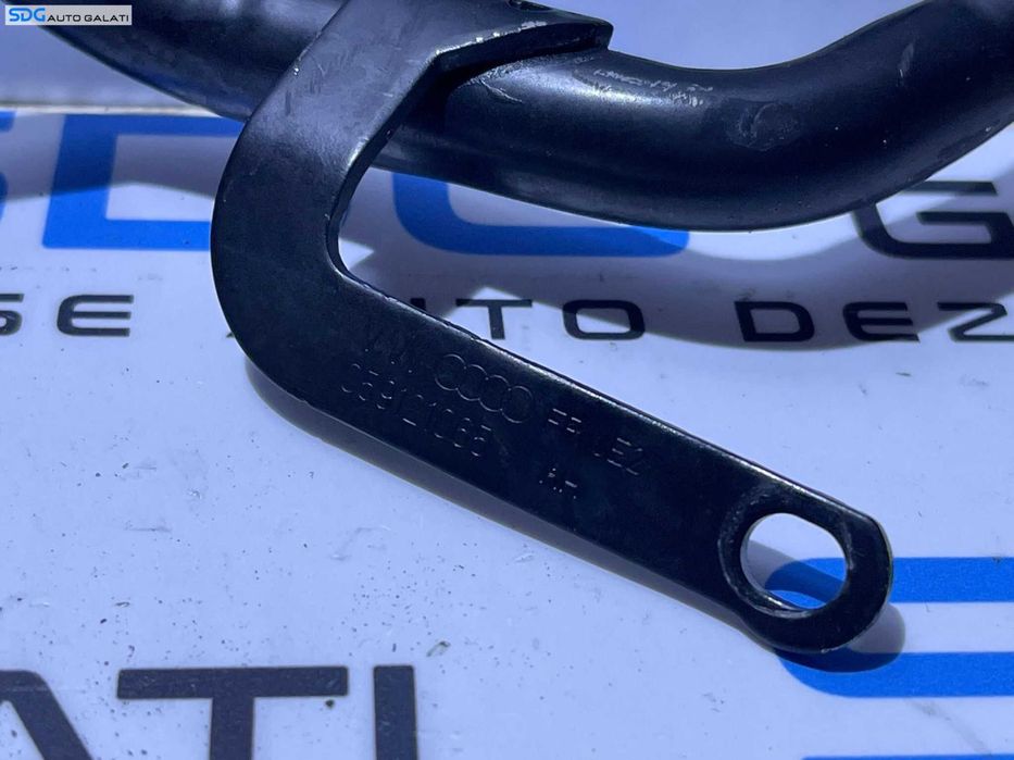 Teava Conducta Apa cu Senzor Temperatura Audi A6 C6 3.0 TDI BMK BNG ASB 2005 - 2011 Cod 059121065AH [S0095]