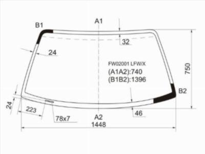 Стекло лобовое TOYOTA RAV4 SXA1# 3/5D 94-00 Toyota Rav 4
