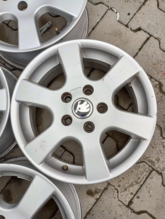 4 jante aliaj 5x112 R15 Skoda Octavia 2 3 superb kamiq